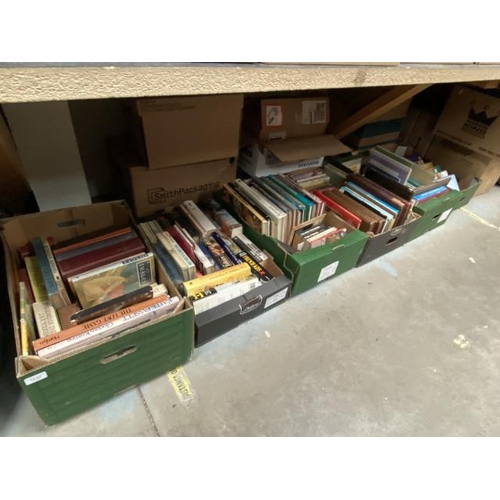 433 - 6 boxes of books inc. J.R.R. Tolkien 