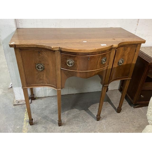 492 - 19th Century serpantine sideboard 85H,104W,56D