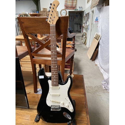 98 - Burwood electric guitar & stand