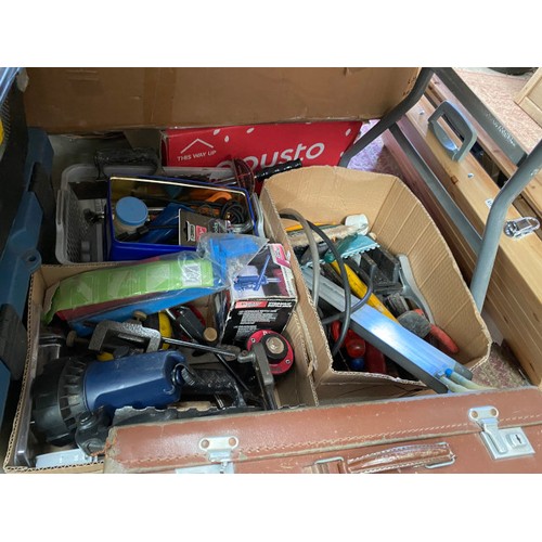 476 - Assorted workshop tools to include tool boxes, spanner’s, drill bits etc