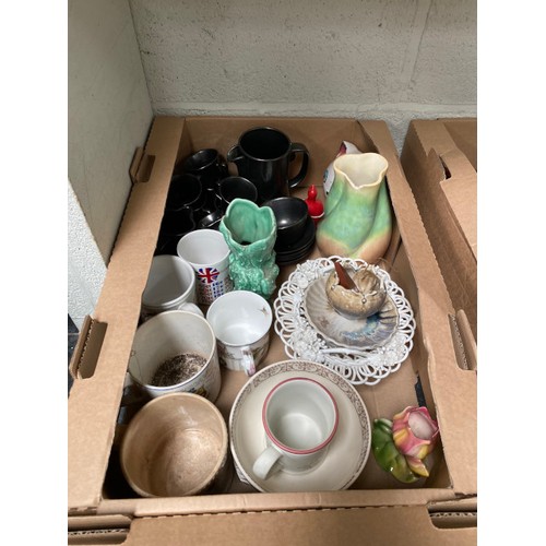 354 - Approx. 15 good boxes of ceramics inc. Royal Cauldon, Watcombe Pottery, Denby, Chinese, Poole, Wade,... 