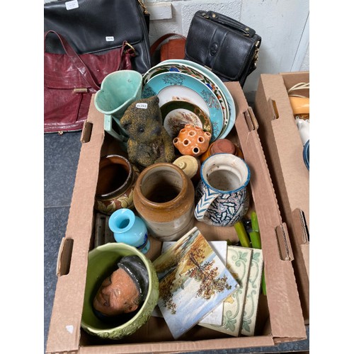 354 - Approx. 15 good boxes of ceramics inc. Royal Cauldon, Watcombe Pottery, Denby, Chinese, Poole, Wade,... 