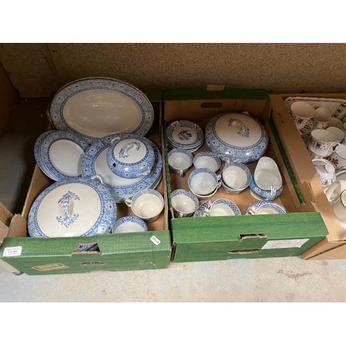 465 - 8 boxes of part tea & dinner sets inc. Aynsley, Queen's, Wood & Son Ltd 