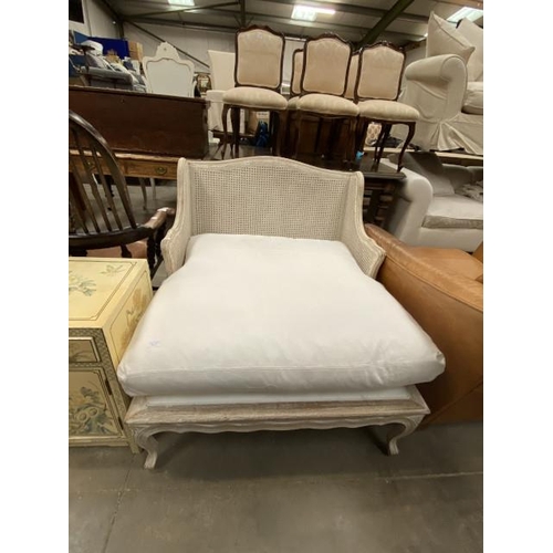 113 - French style contemporary Bergere day bed 90H 98W 100D (New ex show home)