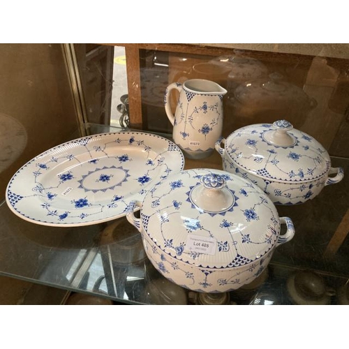 488 - 4 pieces of Mason's Ironstone 