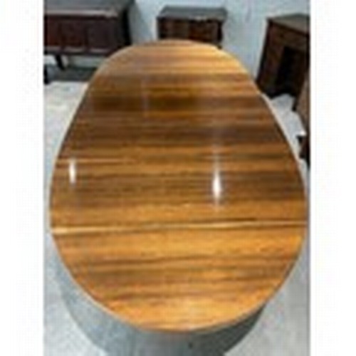 60 - Brazilian rosewood dining table by Archie Shine for Robert Heritage with 1 leaf (Purchased from Harr... 