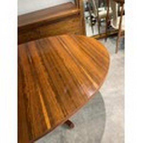 60 - Brazilian rosewood dining table by Archie Shine for Robert Heritage with 1 leaf (Purchased from Harr... 