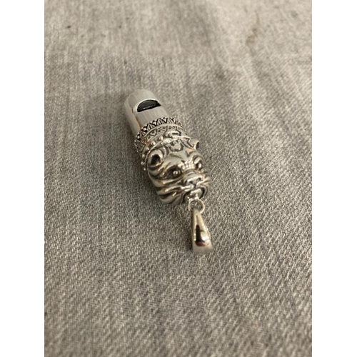 281 - Silver bulldog whistle