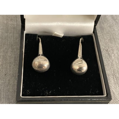 291 - Mexico 925 silver teardrop earrings