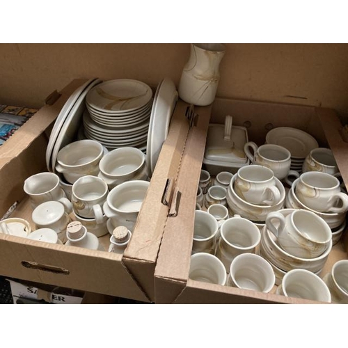 372 - 69 piece studio pottery tea & dinner service