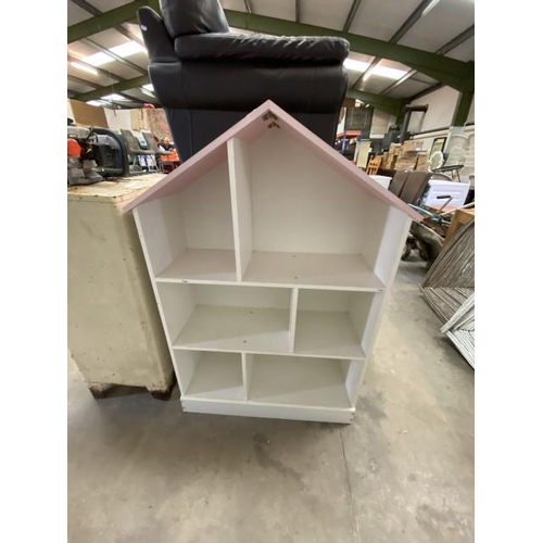 65 - Dolls house bookcase 122H 85W 30D