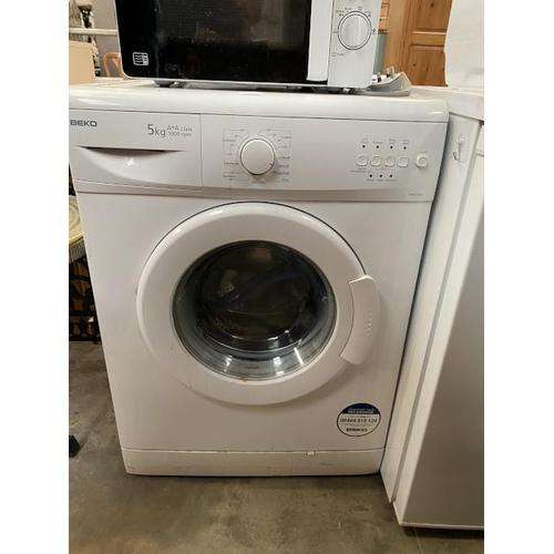 121 - BEKO WM5100W 5kg/1000RPM washing machine 85H 60W 60D