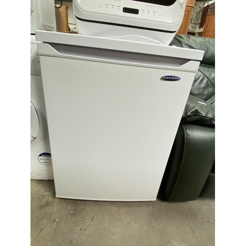 123 - Iceking undercounter fridge with ice box 85H 60W 60D