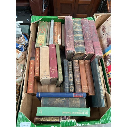 530 - 4 boxes of books incl Fishermans Handbooks, Observers Books of Common British Insects, British Wild ... 