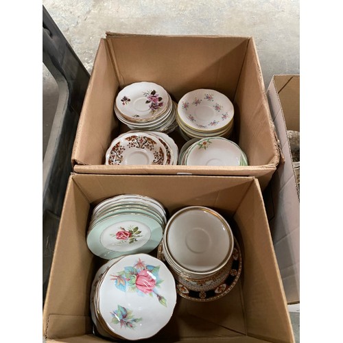 543 - 6 boxes of collectables including Royal Albert 