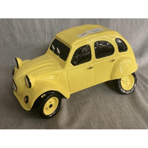 329 - 2CV pot money bank (stamped to base AJE)