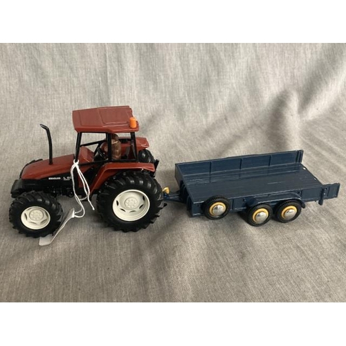 333 - Britains scale model diecast tractor & trailer