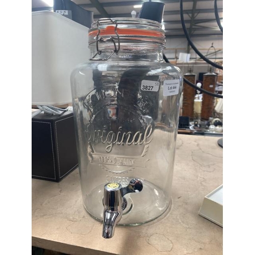 444 - Kilner jar water dispenser