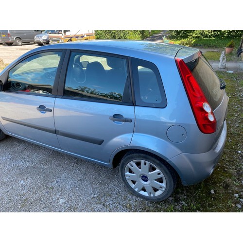 516 - YK56 LYP, Ford Fiesta Style Climate 1.4, 5 door hatchback in blue, MOT until 15/09/23, 2 keys - 70,1... 