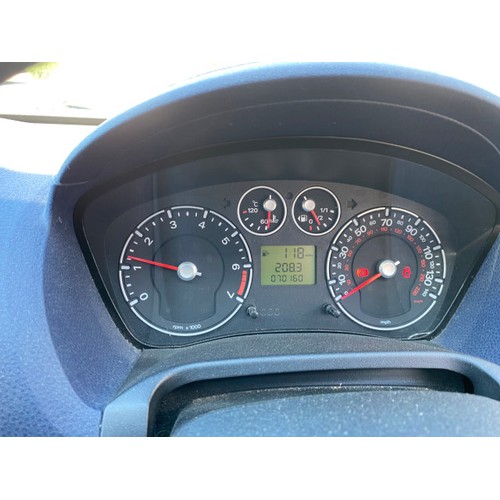 516 - YK56 LYP, Ford Fiesta Style Climate 1.4, 5 door hatchback in blue, MOT until 15/09/23, 2 keys - 70,1... 