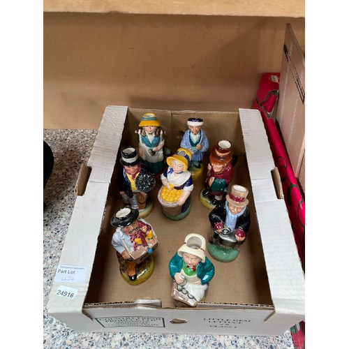 424 - 5 boxes of china & collectables inc. Lladro figurine, Royal Worcester 