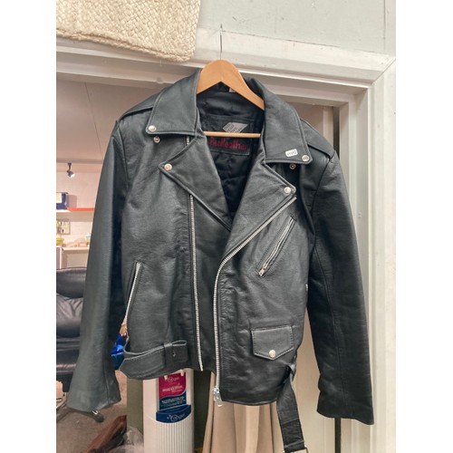 478 - Assorted leather bikers jackets etc (in various sizes)