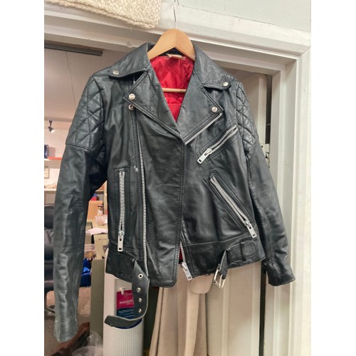 478 - Assorted leather bikers jackets etc (in various sizes)