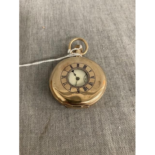 Waltham 15 jewels pocket watch (Made of two plates of gold with plate