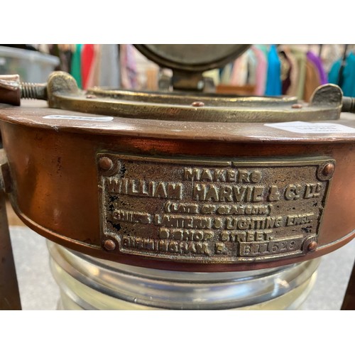 Copper ship's lantern by William Harvie & Co. Ltd Birmingham, No