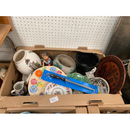 383 - 7 boxes of collectables to include Royal Doulton, Royal Worcester, Sylvac, Royal Albert “Memory Lane... 
