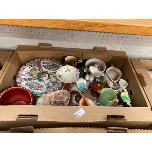 383 - 7 boxes of collectables to include Royal Doulton, Royal Worcester, Sylvac, Royal Albert “Memory Lane... 