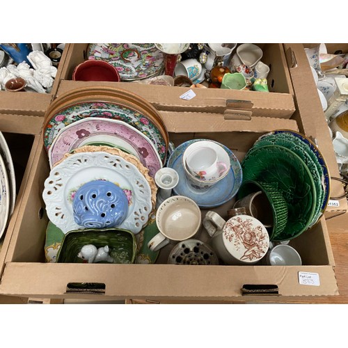 383 - 7 boxes of collectables to include Royal Doulton, Royal Worcester, Sylvac, Royal Albert “Memory Lane... 
