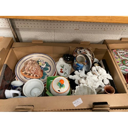 383 - 7 boxes of collectables to include Royal Doulton, Royal Worcester, Sylvac, Royal Albert “Memory Lane... 