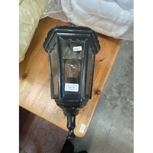 72 - Wall mounted lantern