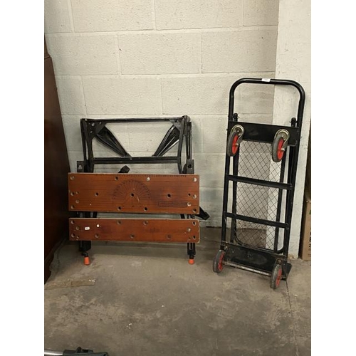 2 - Black & Decker workmate and a trolley