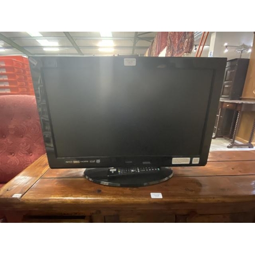 21 - LOGIK L26IGB11 TV with power lead and remote