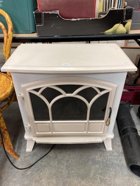 Dunelm 30162413 traditional electric stove heater 67H 64W