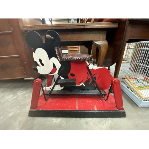 188 - 1930's Mickey Mouse rocker