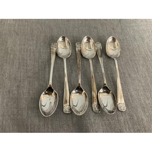 248 - Set of 6 Cooper Brothers & Sons Ltd, Sheffield silver teaspoons 48g