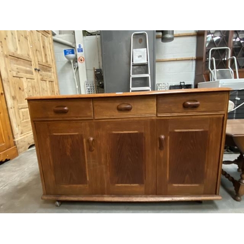 27 - Priory oak sideboard 76H 119W 51D