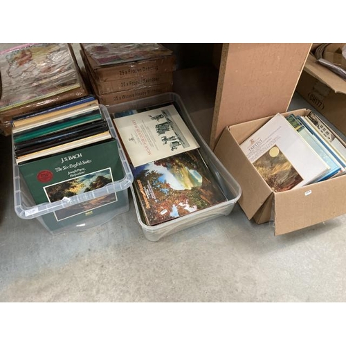 389 - 3 boxes of classical LP's