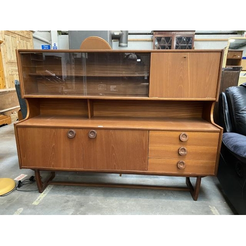 61 - Mid century teak sideboard 126H 163W 45D