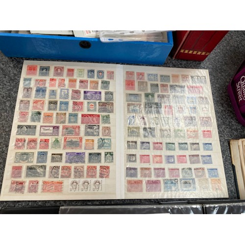 214 - Collection of stamps inc. Timbres-poste album in slipcase, FDC's, loose stamps, world etc.