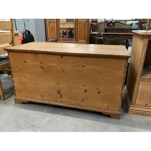 101 - Pine coffer 64H 121W 57D