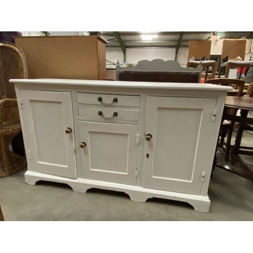 73 - Hand painted sideboard 73H 90W 43D