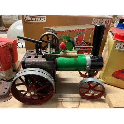 469 - Collection of Mamod inc. Workshop WS1 (boxed), steam tractor (boxed), 2 steam engines (unboxed) & st... 