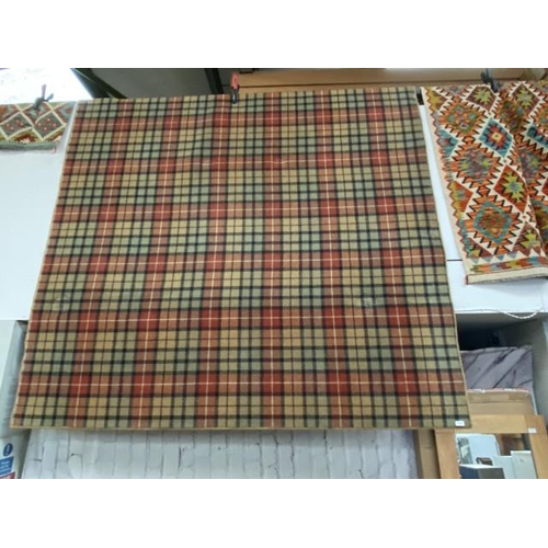 126 - Tartan inspired rug 250 x 410cm