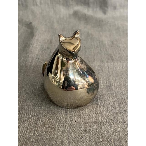 240 - 1970's Dansk Designs silver plated Cat 6cm