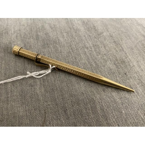 283 - Mordan Everpoint 307227 gold filled propelling pencil