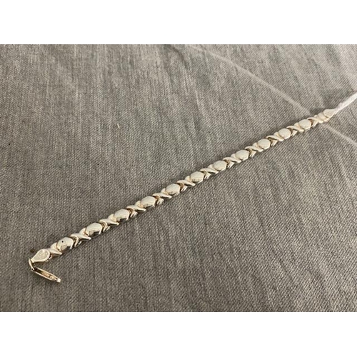 312 - Mexican 925 silver articulated bracelet